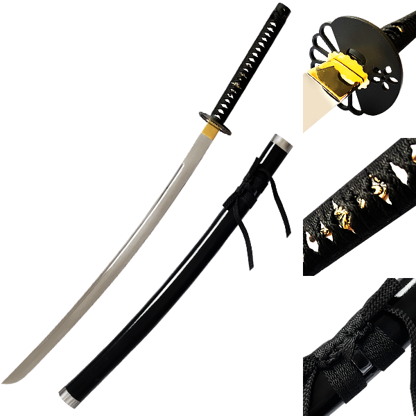 شمشیر سامورایی کاتانا lite با غلاف مشکی